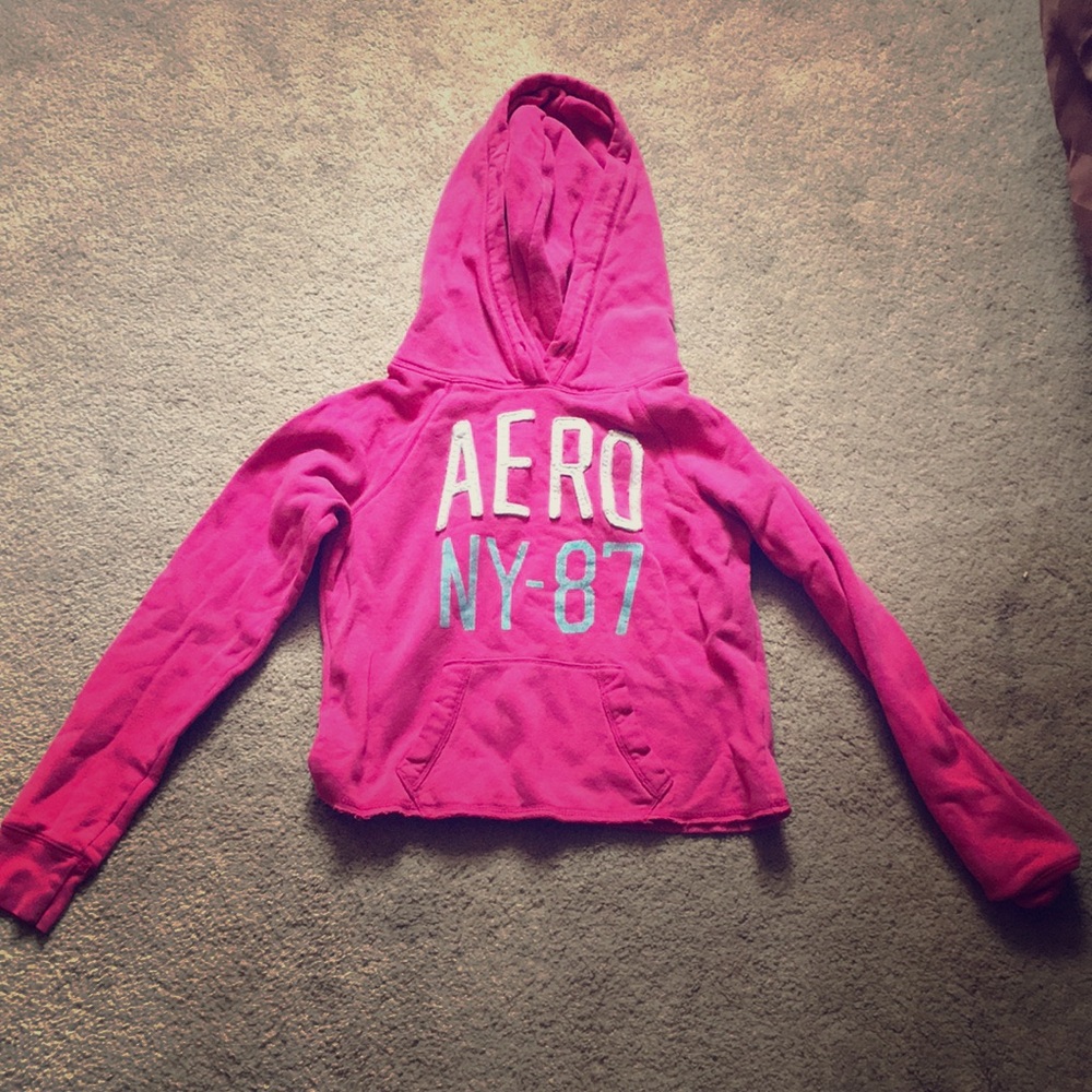 Cropped Pink Hoody